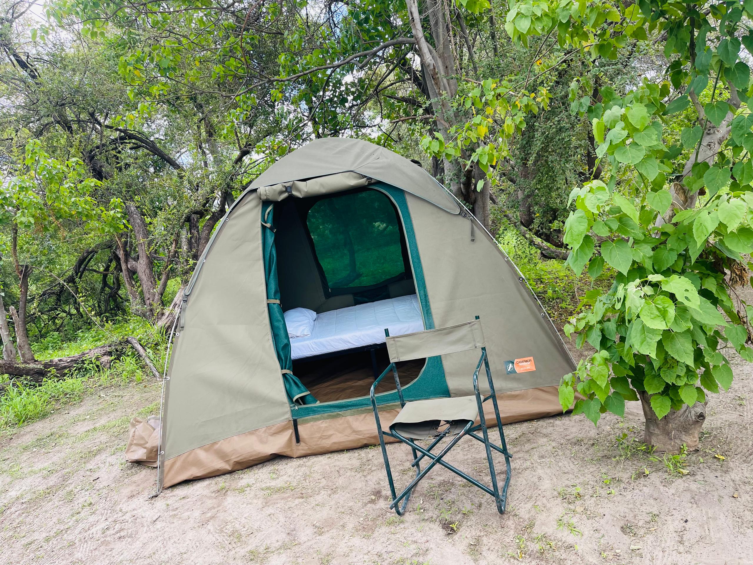 Bow Tent with Bedding